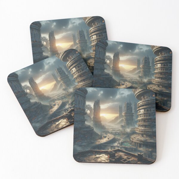 Item preview, Sunset in the steel city designed and sold by Cerberus-Art.
