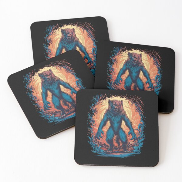 Item preview, Moonlit Wendigo - Ominous Fantasy Art designed and sold by BNCH44.