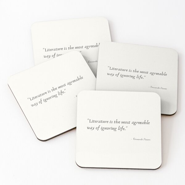 Item preview, A Quote about Literature by Fernando Pessoa designed and sold by Poemit.