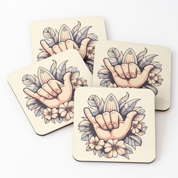 Item preview, Shaka Sign Among Flowers designed and sold by Lyssarien.