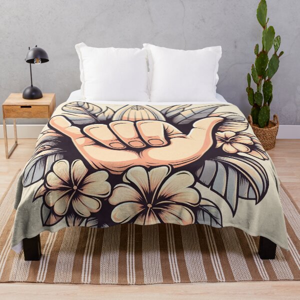 Item preview, Shaka Sign Among Flowers designed and sold by Lyssarien.