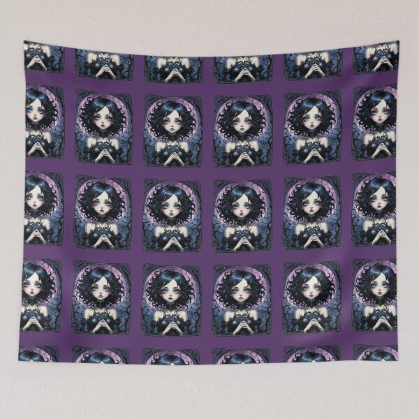 Item preview, Dark Fantasy Goth Girl designed and sold by NerdscapeDC.