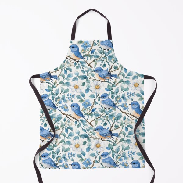 Item preview, Birds and Flowers - Watercolor pattern designed and sold by Victoria Riabov.
