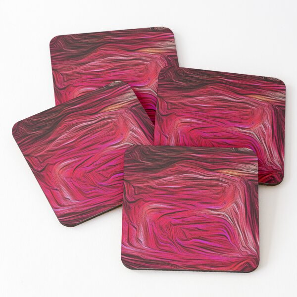 Item preview, Red Marble Waves designed and sold by DigitalGemArt.