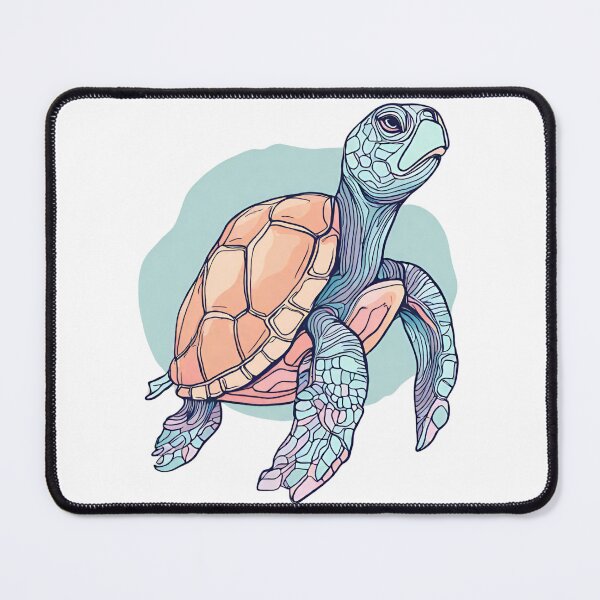 Item preview, sea turtle watercolor painting 3 designed and sold by gao7650.