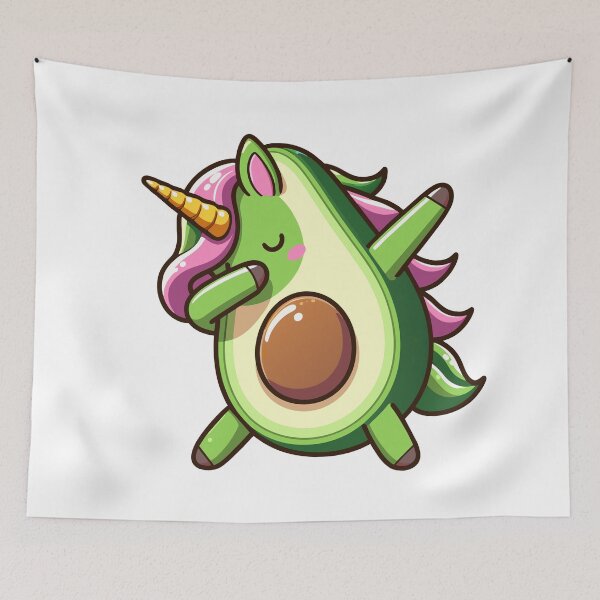 Item preview, Dabbing Avocado Unicorn designed and sold by Designowner.