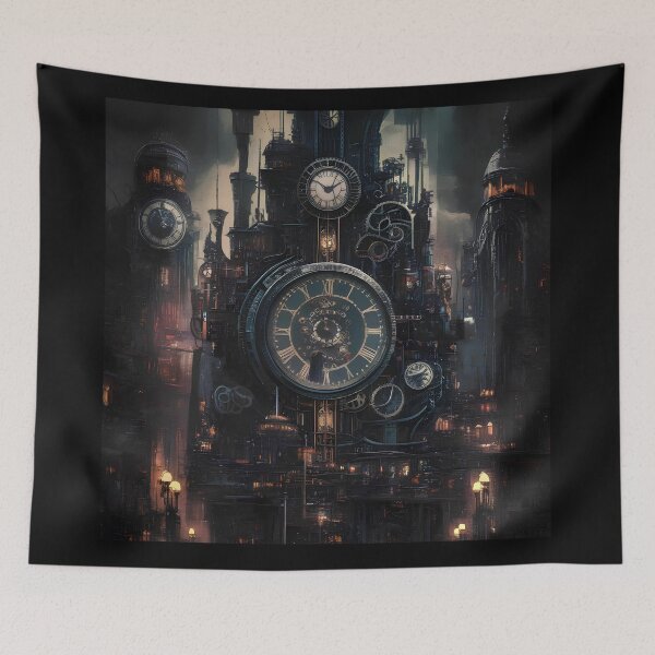 Item preview, Clock tower in steampunk world designed and sold by Paul-Place.