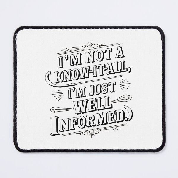 Item preview, Well-Informed Dad Typography Design - Funny Father's Day Gift! designed and sold by HahaHandlesHub.