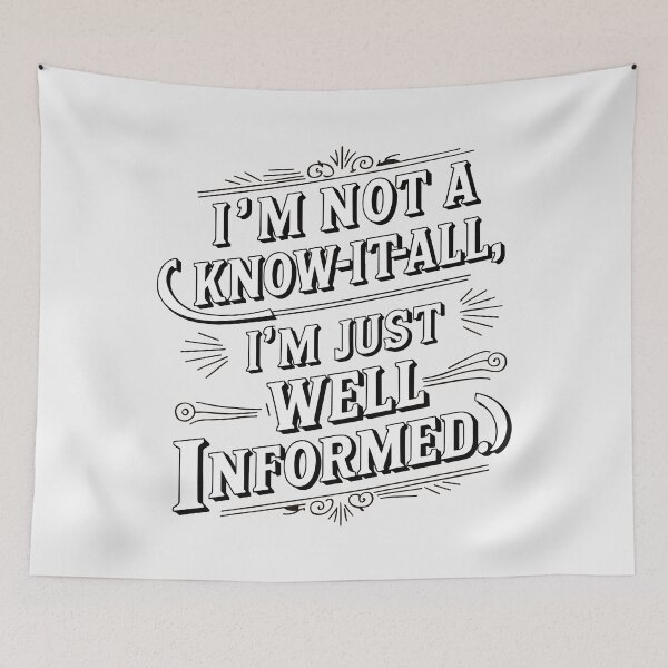 Item preview, Well-Informed Dad Typography Design - Funny Father's Day Gift! designed and sold by HahaHandlesHub.