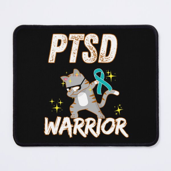 Item preview, Resilient Spirit Dabbing Cat PTSD Warrior Support Awareness designed and sold by BunBuntheDog-.