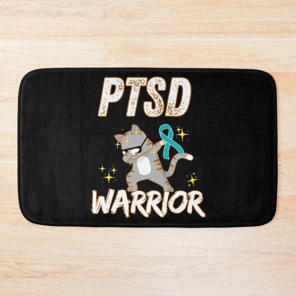 Item preview, Resilient Spirit Dabbing Cat PTSD Warrior Support Awareness designed and sold by BunBuntheDog-.