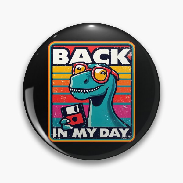Item preview, Hipster Dinosaur Holding Floppy Disk - Back In My Day. Gift for father’s day, Dad and grandad designed and sold by Unitepeople.