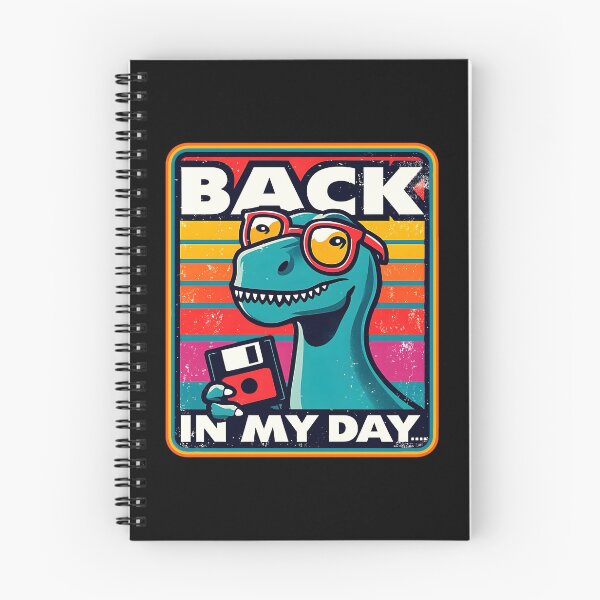 Item preview, Hipster Dinosaur Holding Floppy Disk - Back In My Day. Gift for father’s day, Dad and grandad designed and sold by Unitepeople.