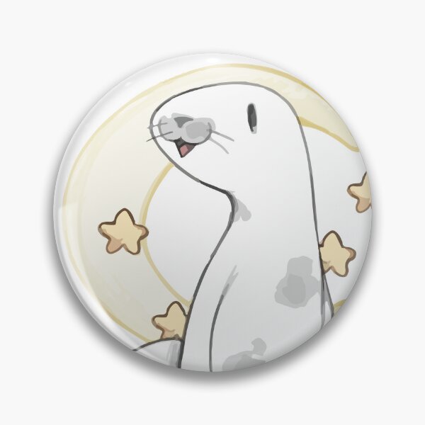 Item preview, Linda foca arpa inspirada en anime Pegatina designed and sold by Soratern.
