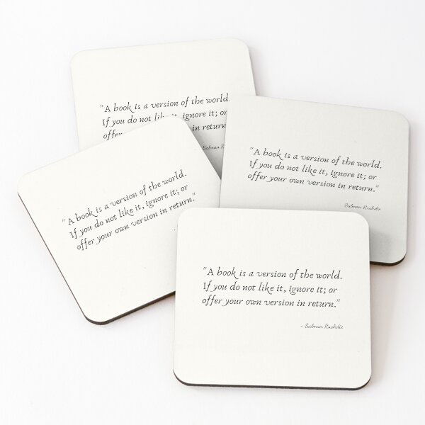 Item preview, A Quote about Books by Salman Rushdie designed and sold by Poemit.