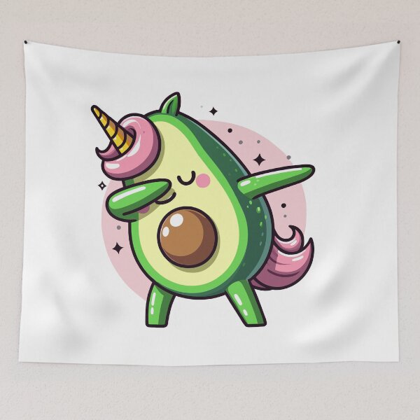 Item preview, Dabbing Avocado Unicorn designed and sold by Designowner.
