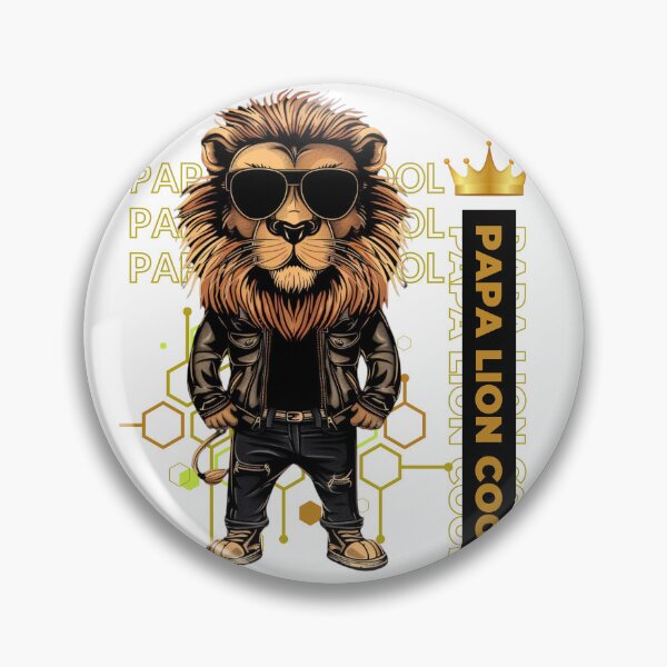 Item preview, Papa Lion Cool Shirt Funny Lion Cool Lion Cute designed and sold by khetchDesign.