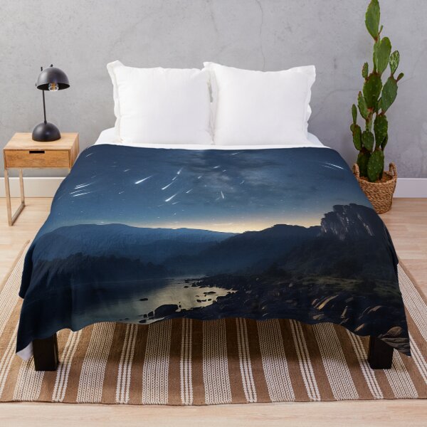 Item preview, Meteor shower in the night sky designed and sold by CreativPurpose.
