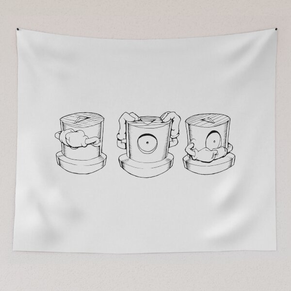 Item preview, See No Evil, Hear no evil, Speak no evil designed and sold by 2wear.