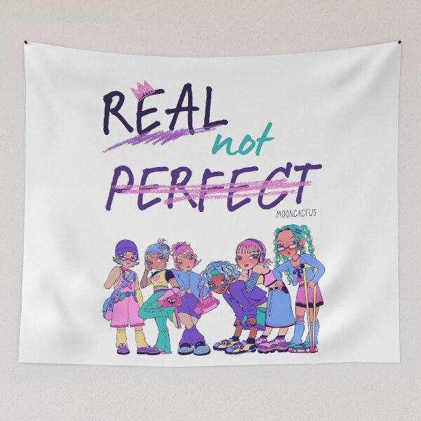 Item preview, REAL NOT PERFECT designed and sold by Moon---Cactus.