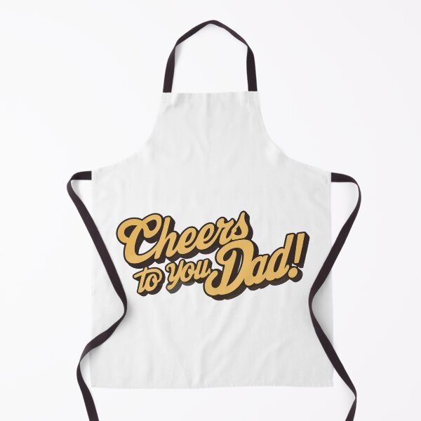 Item preview, Cheers to You, Dad! Retro Typography Father's Day Design designed and sold by HahaHandlesHub.
