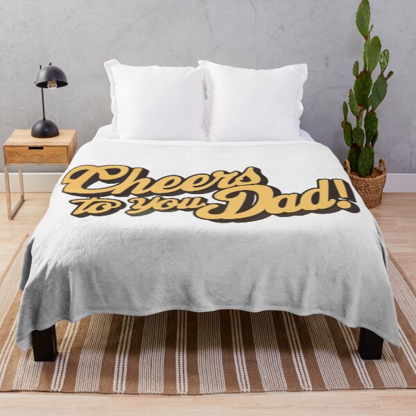 Item preview, Cheers to You, Dad! Retro Typography Father's Day Design designed and sold by HahaHandlesHub.