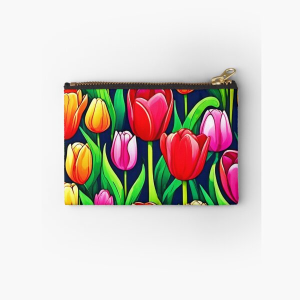 Item preview, Vivid Tulip Cartoon Art designed and sold by Health And Fitness Posts e-Store.