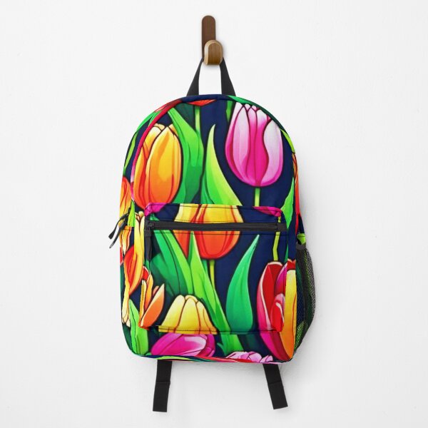 Item preview, Vivid Tulip Cartoon Art designed and sold by Health And Fitness Posts e-Store.
