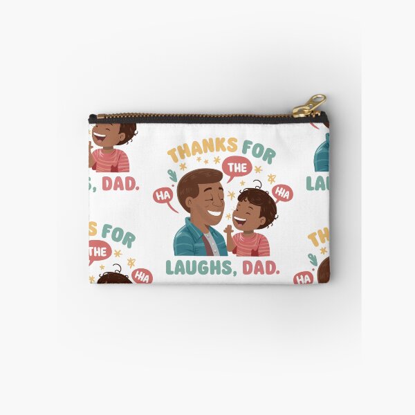 Item preview, Thanks for the Laughs, Dad - Heartwarming Father's Day Gift Illustration! designed and sold by HahaHandlesHub.