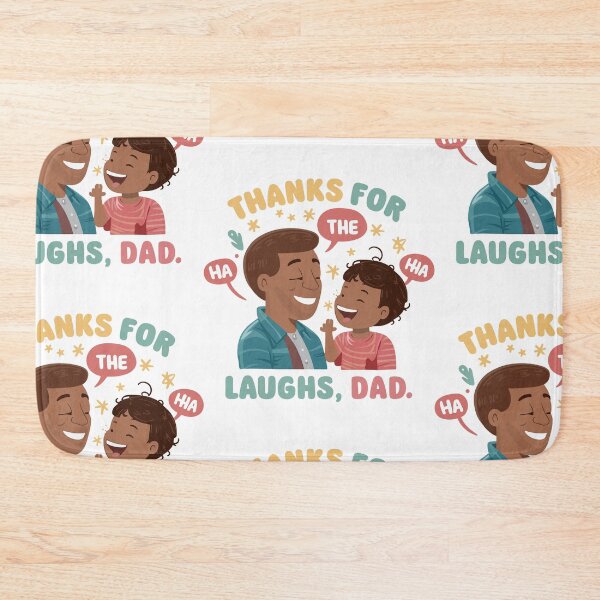 Item preview, Thanks for the Laughs, Dad - Heartwarming Father's Day Gift Illustration! designed and sold by HahaHandlesHub.
