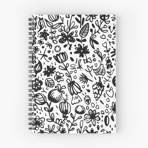 Item preview, Whimsical floral Doodle Pattern Illustration designed and sold by Infinity Elegance.