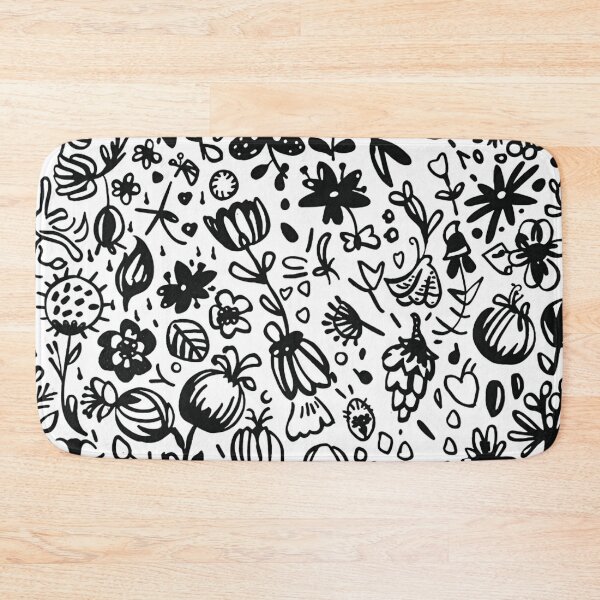 Item preview, Whimsical floral Doodle Pattern Illustration designed and sold by Infinity Elegance.