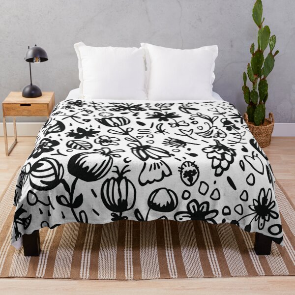 Item preview, Whimsical floral Doodle Pattern Illustration designed and sold by Infinity Elegance.