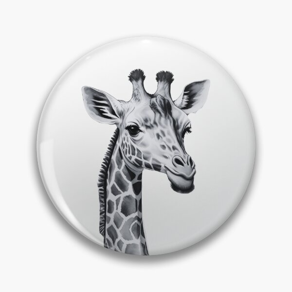 Item preview, Portrait of a girrafe designed and sold by Sch1Stickers.