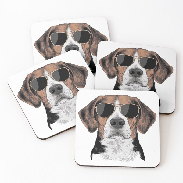 Item preview, Cool Beagle in Shades designed and sold by BeagleDesigns.