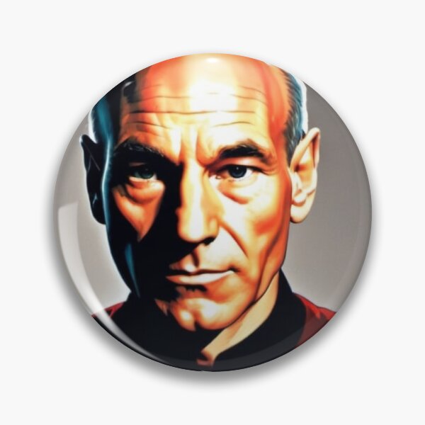 Item preview, Captain Jean-Luc Picard of the Starship Enterprise designed and sold by SoftLivingCore.
