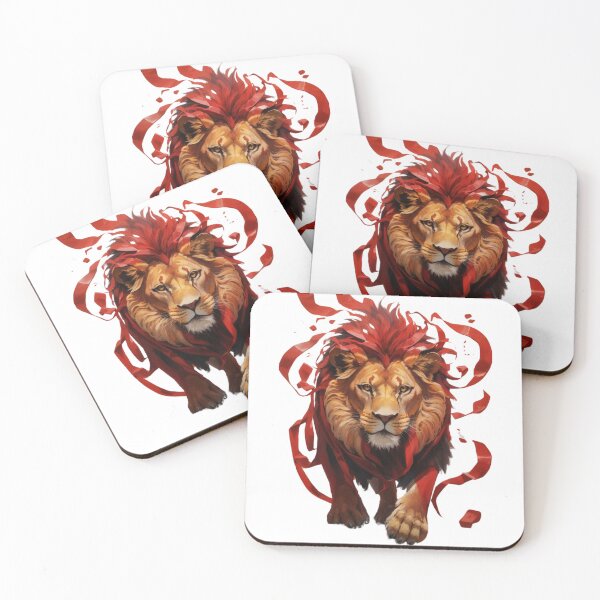 Item preview, Lion rouge designed and sold by TtanNew.