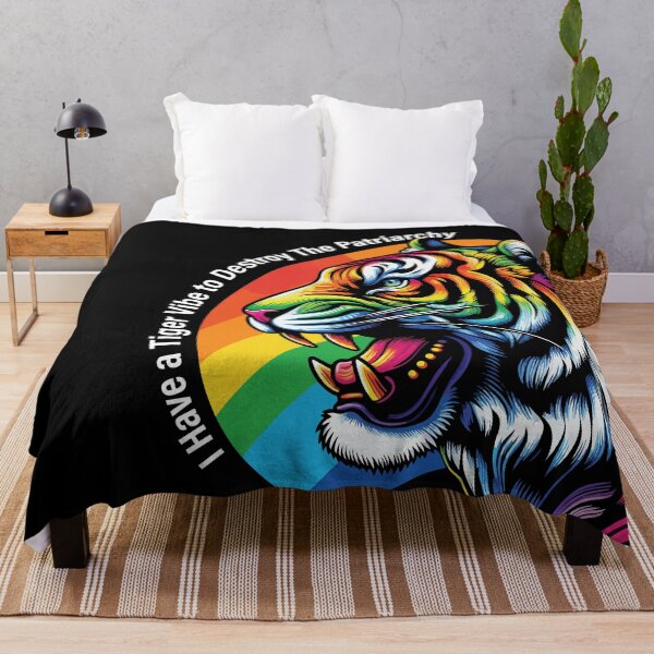 Item preview, I Have a Tiger Vibe To Destroy The Patriarchy designed and sold by NawalMagdy.