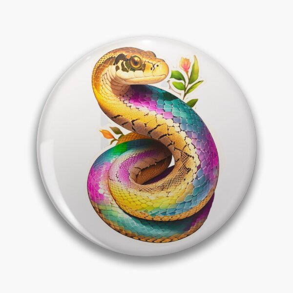 Item preview, Colorful snake designed and sold by Sch1Stickers.