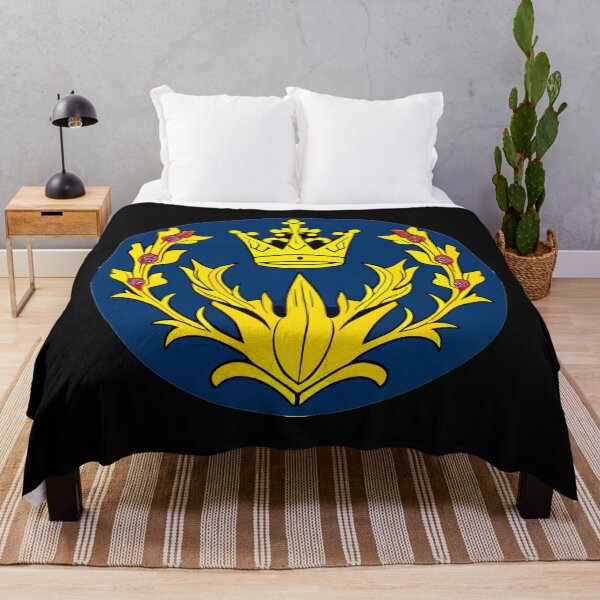 Item preview, The Azure Shield of Royal Blossoms designed and sold by Highlandkings.