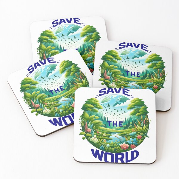 Item preview, Save the World (A Call for Conservation)Blue designed and sold by PixelAdventurer.