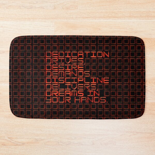 Item preview, Dedication Drives, Desire Demands. Discipline Delivers, Dreams in Your Hands designed and sold by ShabayekShop.
