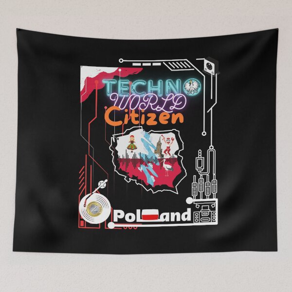 Item preview, Techno world citizen Poland designed and sold by MM-flight-art.
