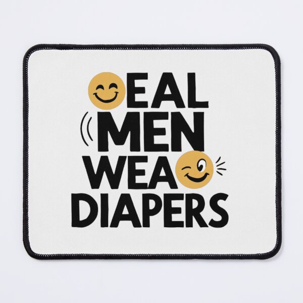 Item preview, Real Men Wear Diapers designed and sold by artofProduct.