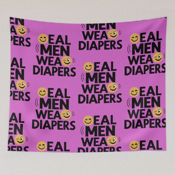 Item preview, Real Men Wear Diapers designed and sold by artofProduct.