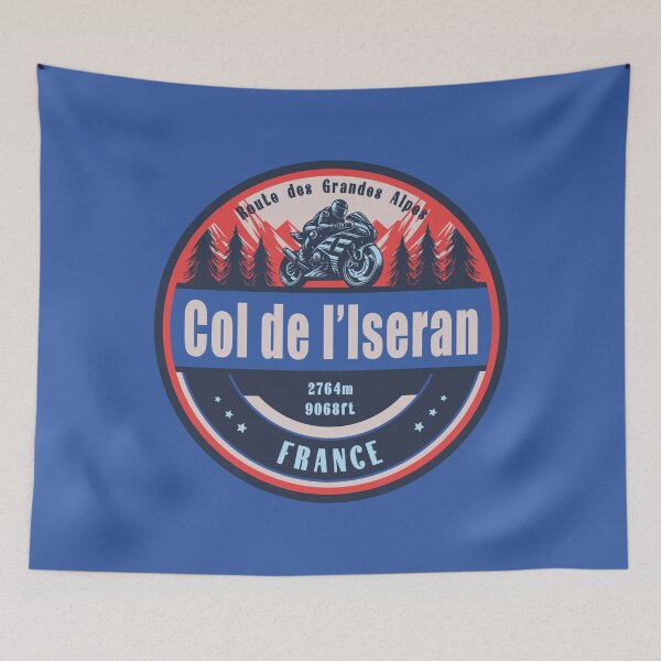 Item preview, Col del l'Iseran France Motorcycling Mountain Design designed and sold by CynthiaGraphics.