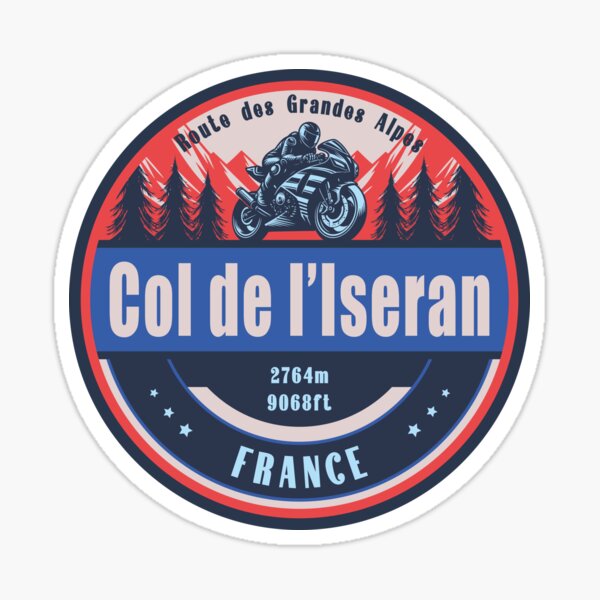 Item preview, Col del l'Iseran France Motorcycling Mountain Design designed and sold by CynthiaGraphics.
