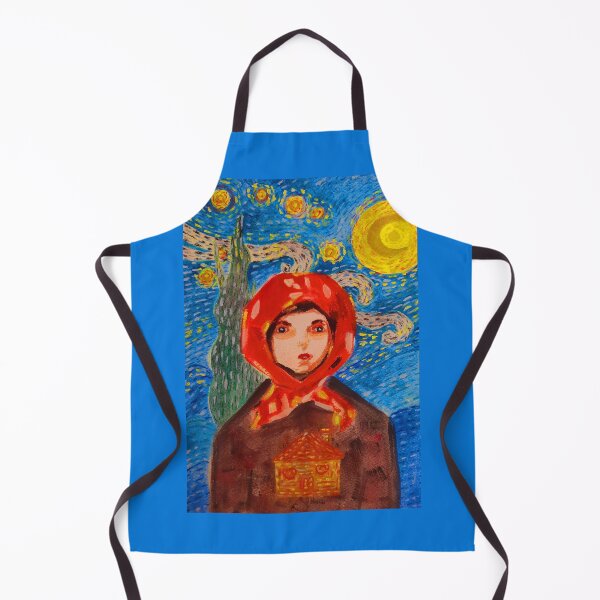 Item preview, Little girl wearing a red scarf designed and sold by Kiruthikaarts.