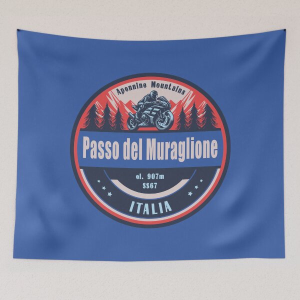 Item preview, Passo del Muraglione Italy Motorcycling Mountain Design designed and sold by CynthiaGraphics.