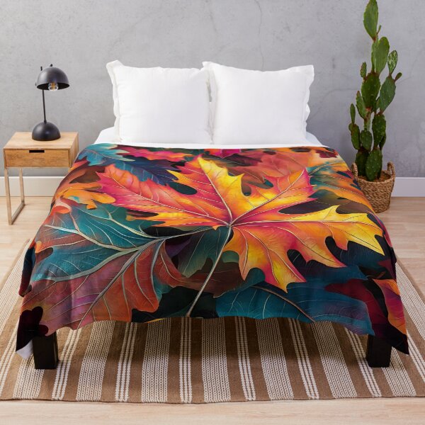 Item preview, Autumn Maple Leaves Pattern designed and sold by Haji Kamora.